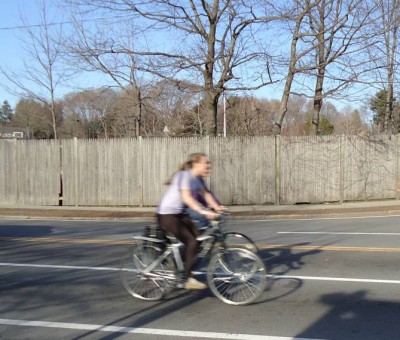 Me And My Shadow Riding Bikes