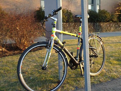 Front Of Hi-Vis Beater Bike