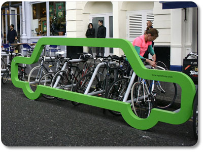 Car Shaped Bike Rack