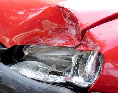 Damaged Car Fender