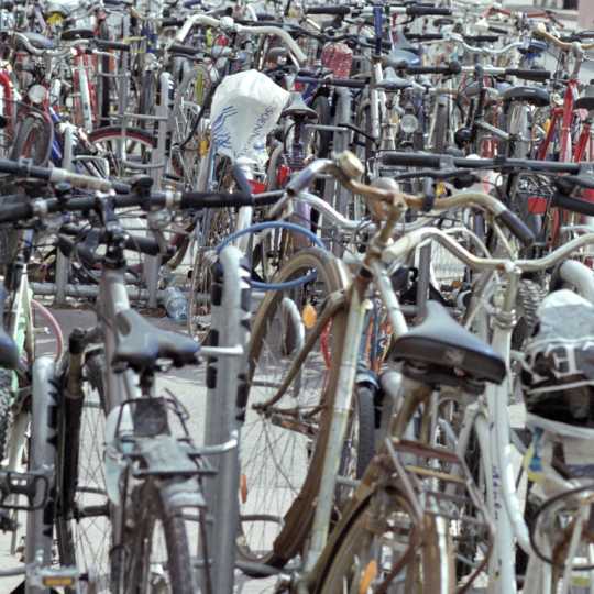 Parked Bicycles