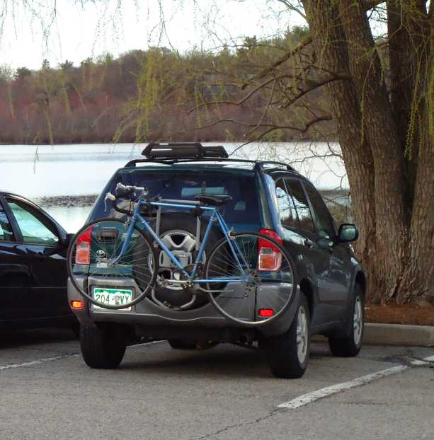 Bike On Car Rack