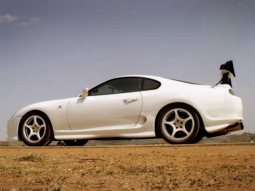 White Sports Car