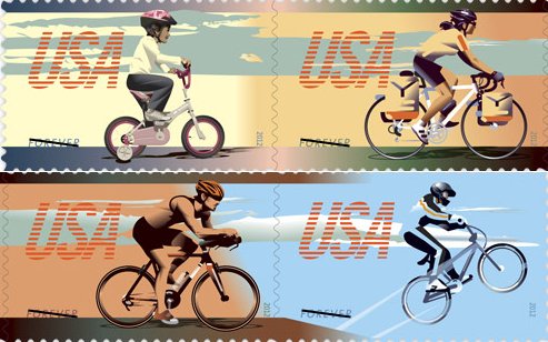 USPS 2012 Bicycle Stamps