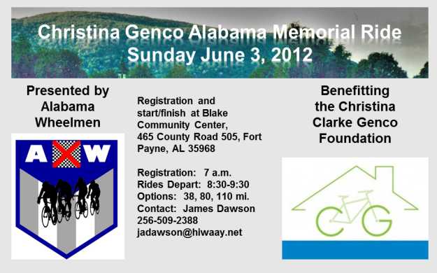 Christina Genco Alabama Memorial Ride