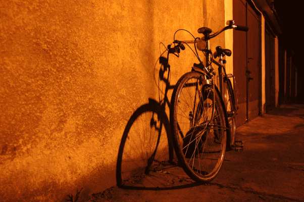Bicycle At Night