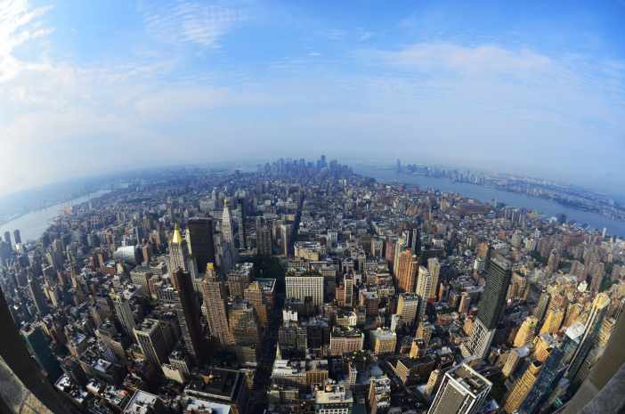 Aerial View Of New York City