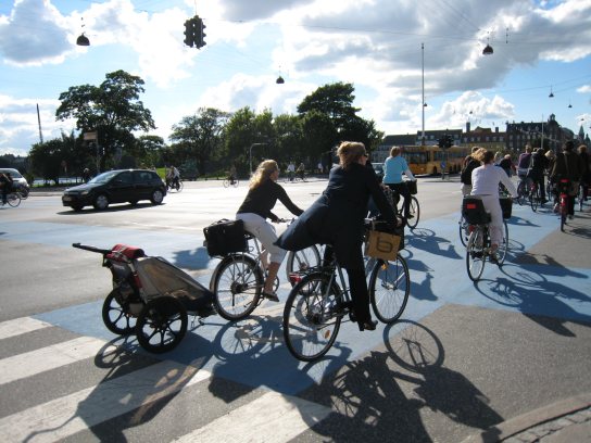 Cyclists In Copenhagen