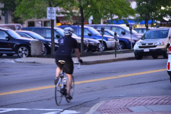 Urban Male Cyclist